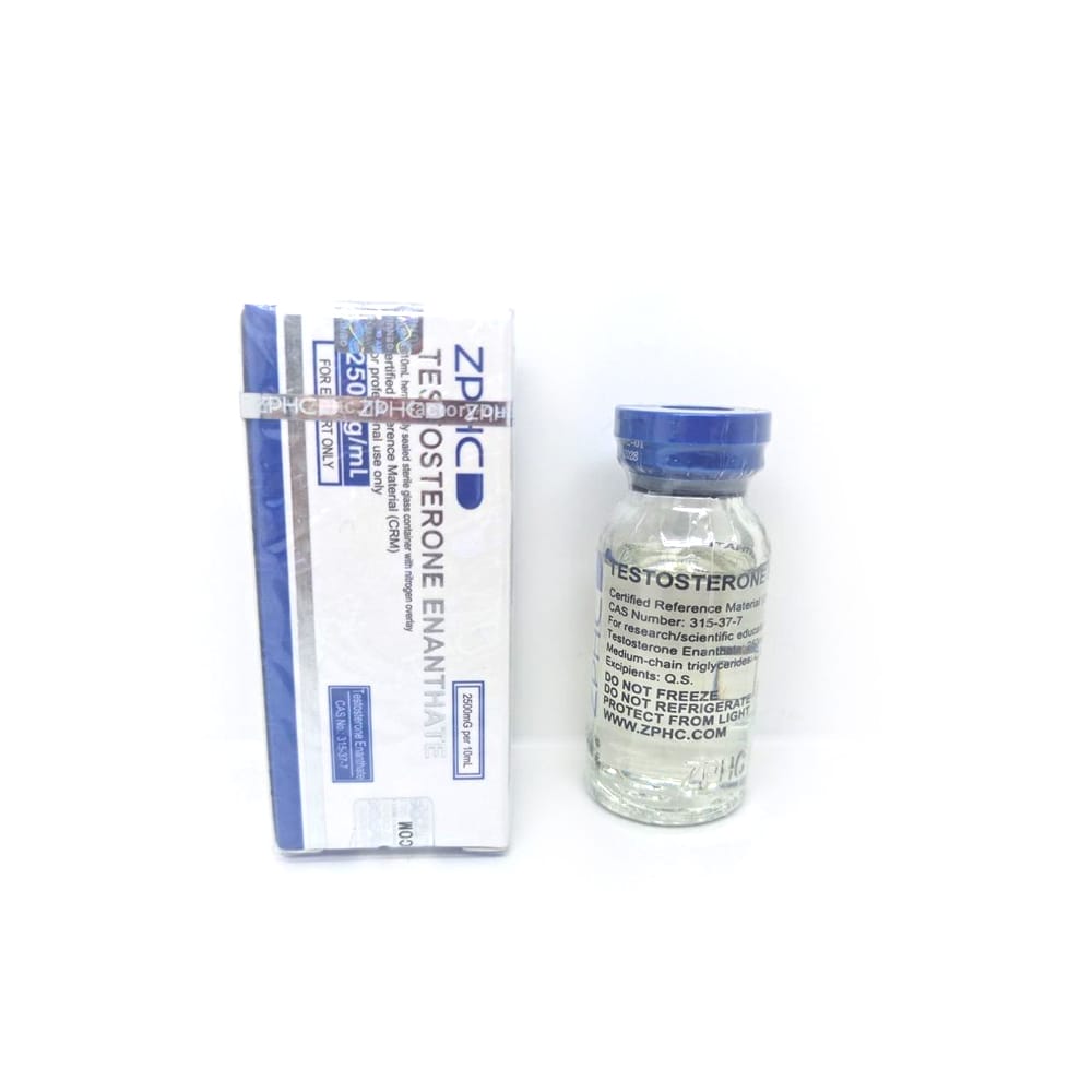 ZPHC Testosterone Enanthate 250mg/ml, 10ml vial